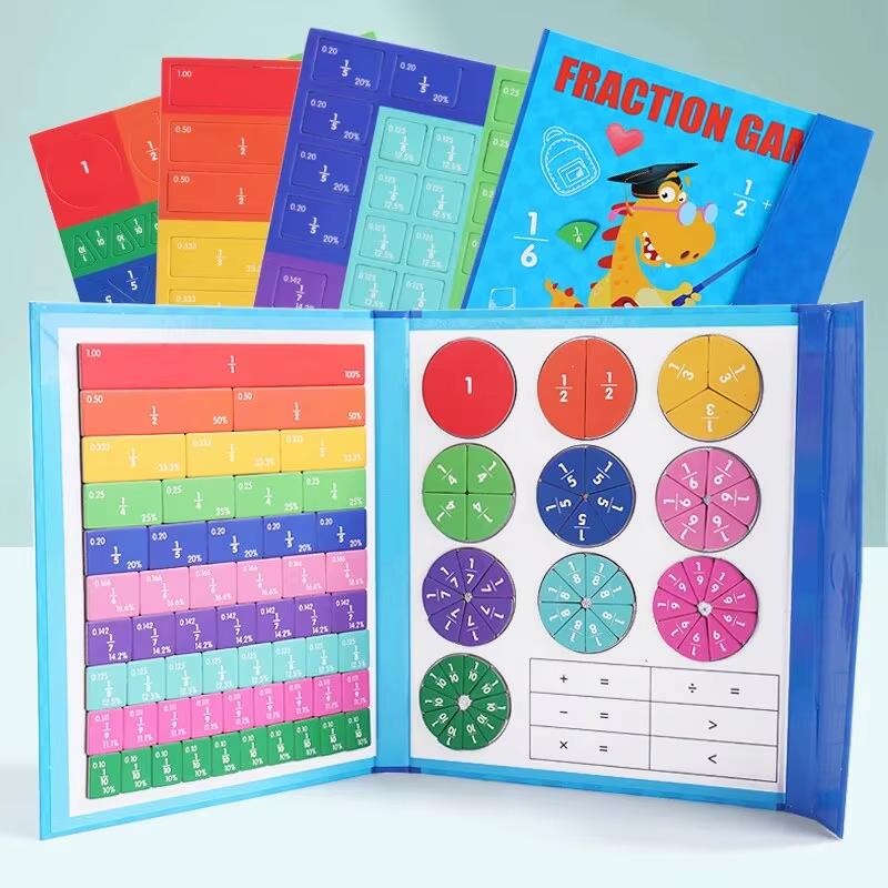 Livre interactif de fractions magnétiques